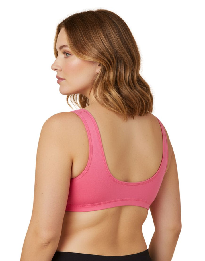 DOUBLE LAYERED MODAL STAY AT HOME / MATERNITY / SLEEP BRA-GEORGIA PEACH