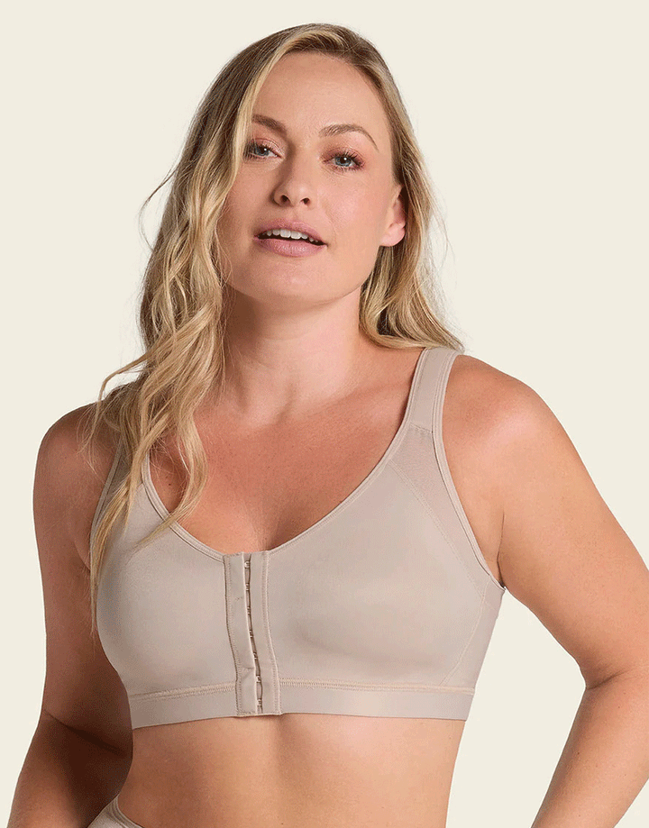 Leonisa Unlined Wireless Posture Corrector Bra-SKIN