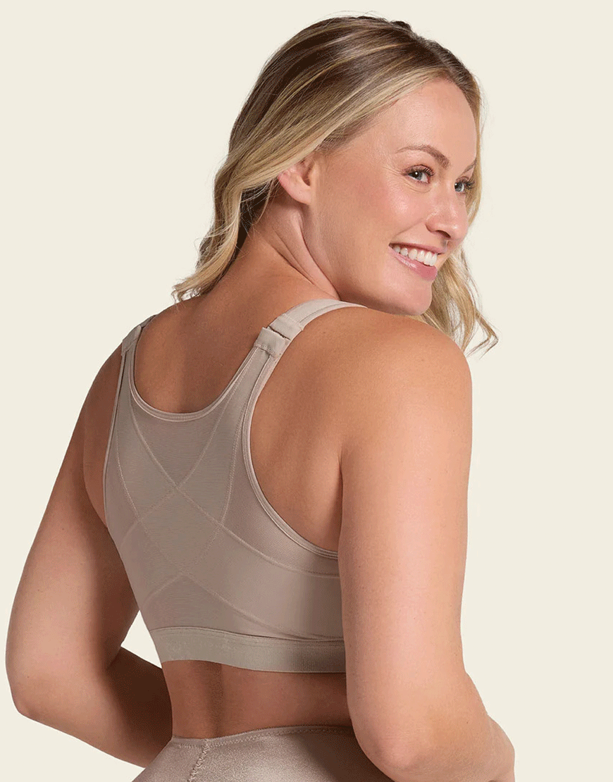 Leonisa Unlined Wireless Posture Corrector Bra-SKIN
