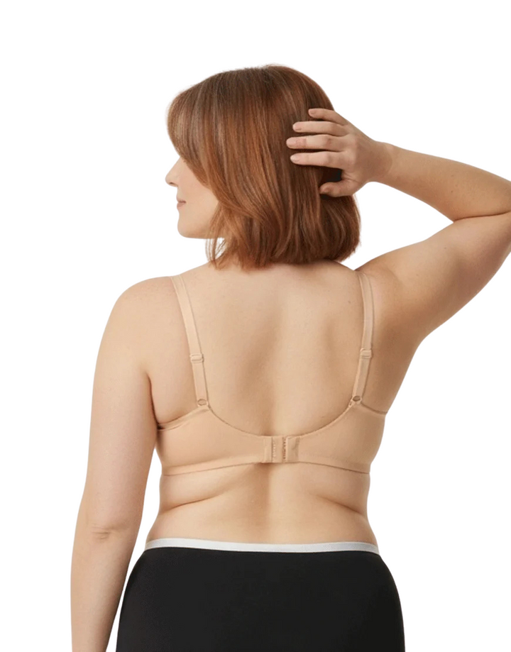 COTTON DOUBLE LAYERED SAG LIFT MINIMIZER BRA-TOASTED ALMOND SKIN