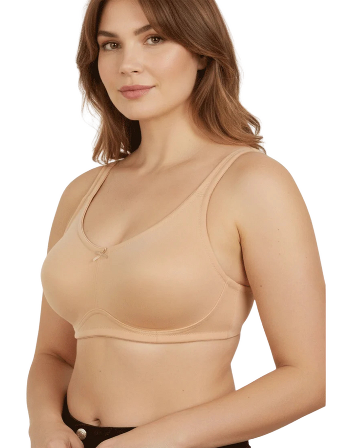 FULL COVERAGE SUPER SUPPORT SEAMLESS MOLDED CUPS MINIMIZER BRA-SKIN