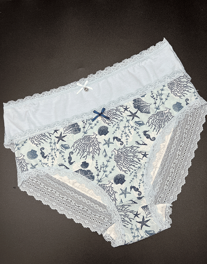 PACK OF 2 SUPER SOFT COTTON STRETCH BRIEFS -Blue