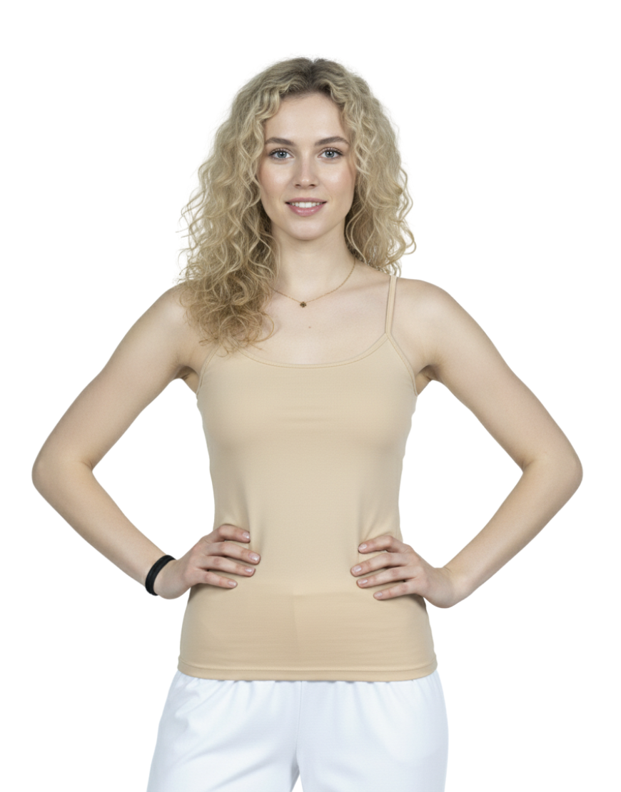 Cotton Comfort Stretch Camisole-SKIN
