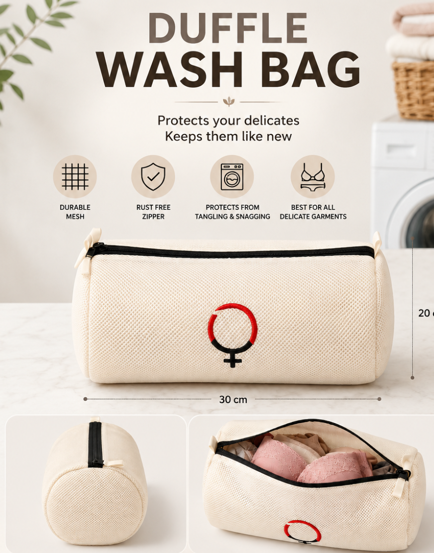3D Spacer Mesh Duffle Laundry Wash Bag