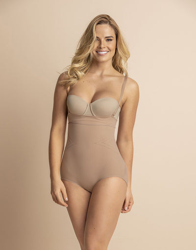 LEONISA SMOOTH TUMMY INVISIBLE STRAPLESS CLASSIC SHAPER