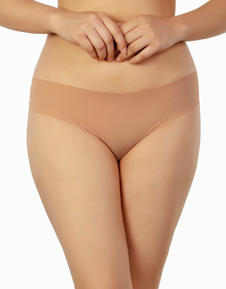 LOSHA NO PANTY LINES LASER CUT BIKINI BRIEF SKIN