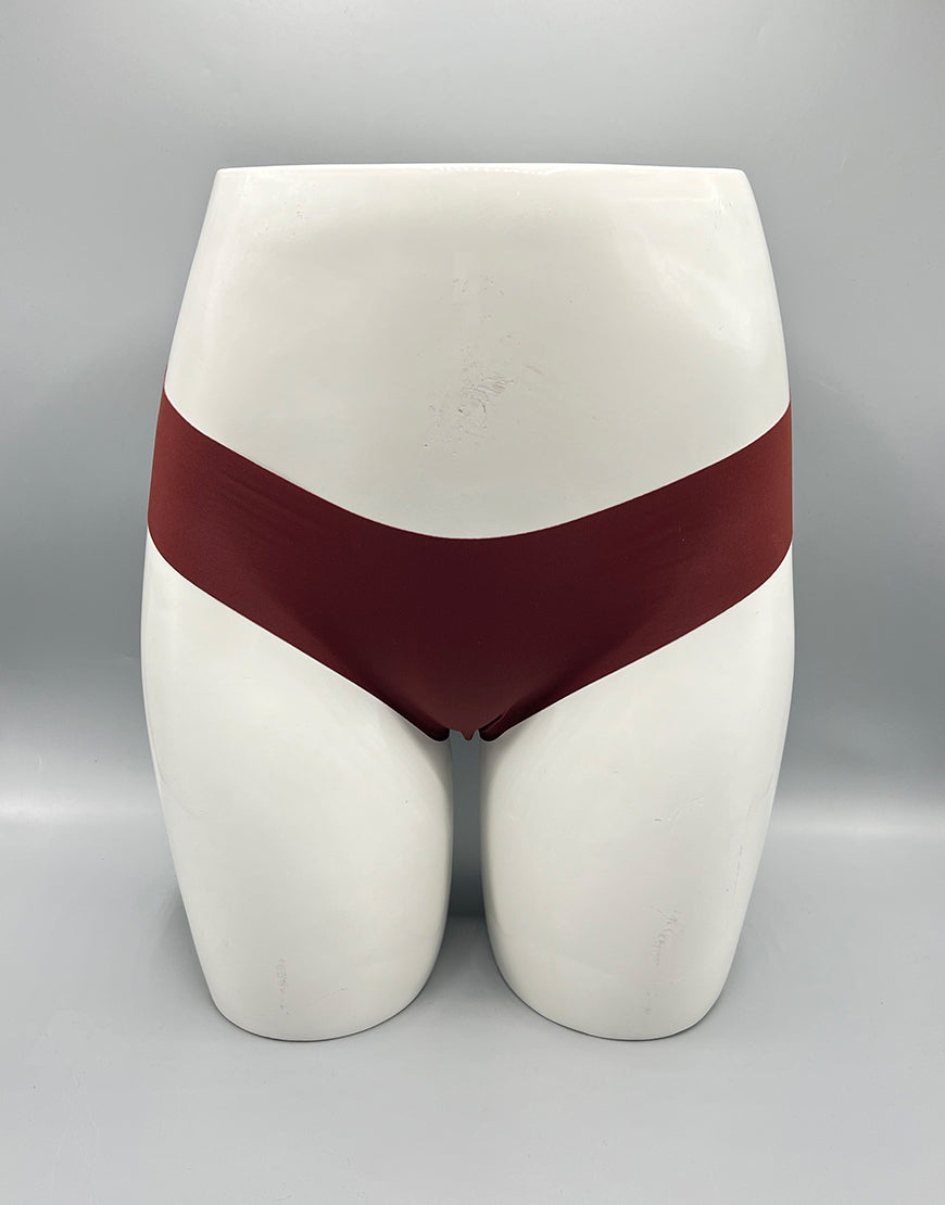 LOSHA NO PANTY LINES LASER CUT BIKINI BRIEF SUN-DRIED TOMATO