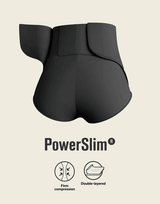 LEONISA HIGH-WAISTED FIRM TUMMY COMPRESSION POSTPARTSUM PANTY WITH ADJUSTABLE BELLY WRAP-BLACK