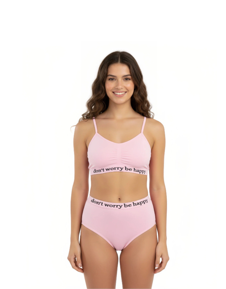 TEENS  PACK OF 4 SEAMLESS HIPSTER PANTIES-OPERA MAUVE