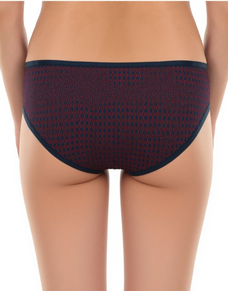 PACK OF 5 SUPER SOFT COTTON STRETCH PRINTED BIKINI BRIEFS -POLKA DOTS