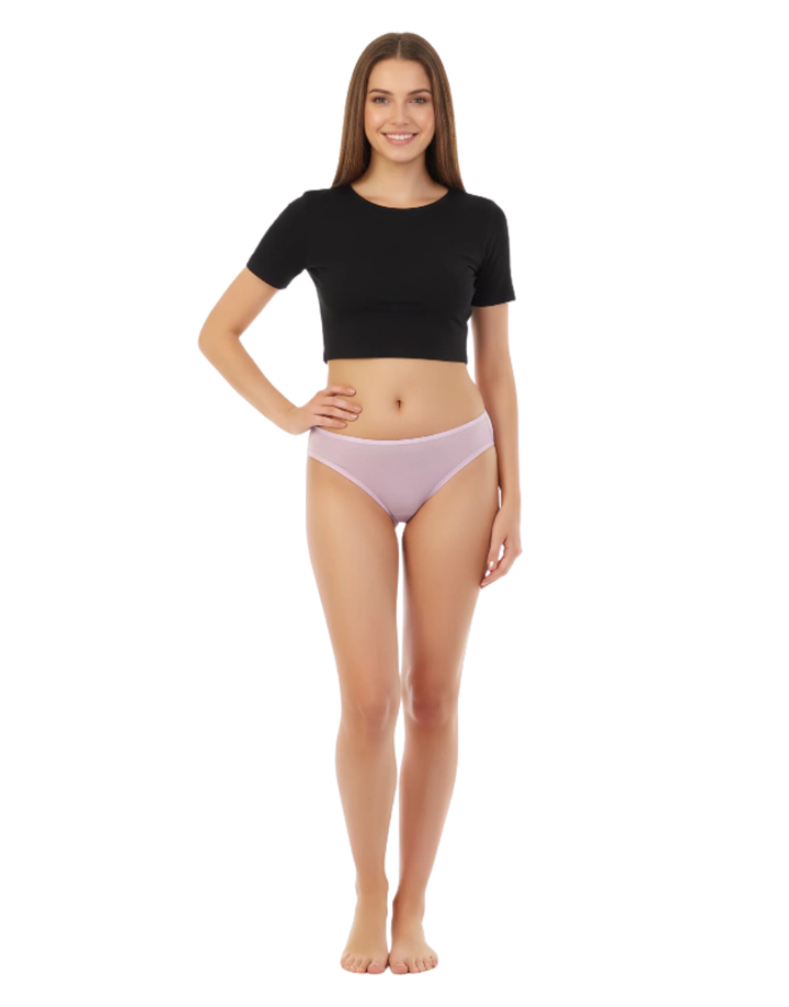 LOSHA SUPER COMFY COTTON BRIEF-MAUVE