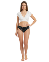 PACK OF 5 SUPER SOFT COTTON STRETCH PRINTED BIKINI BRIEFS -FOOTBALL