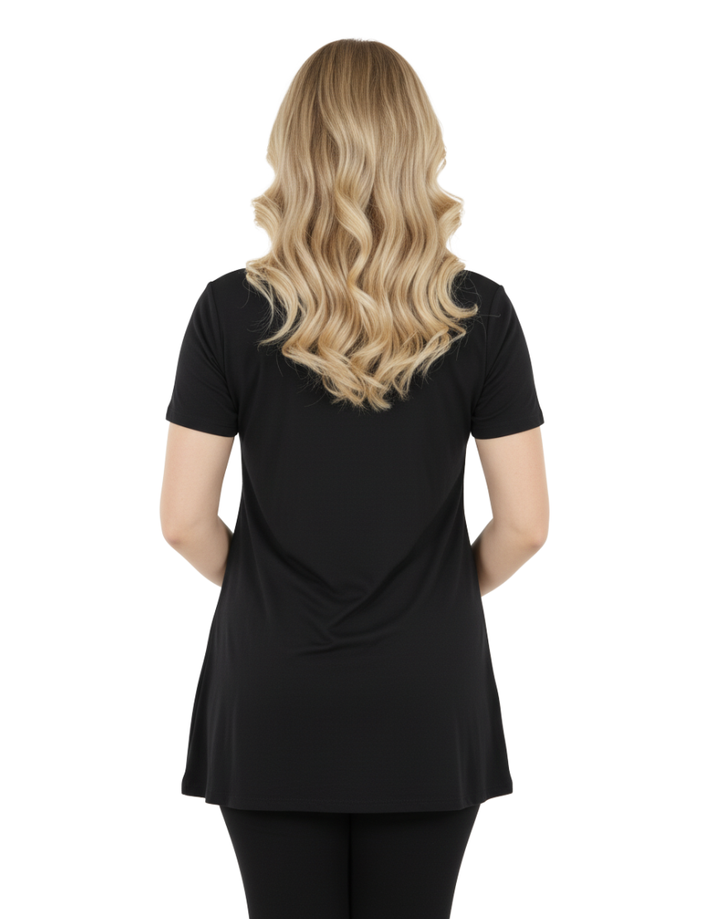 Losha Maternity Bliss Feeding Shirt -JET Black