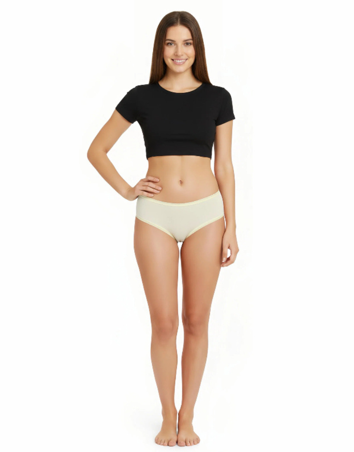 LOSHA SUPER COMFY COTTON BRIEF-LIGHT YELLOW