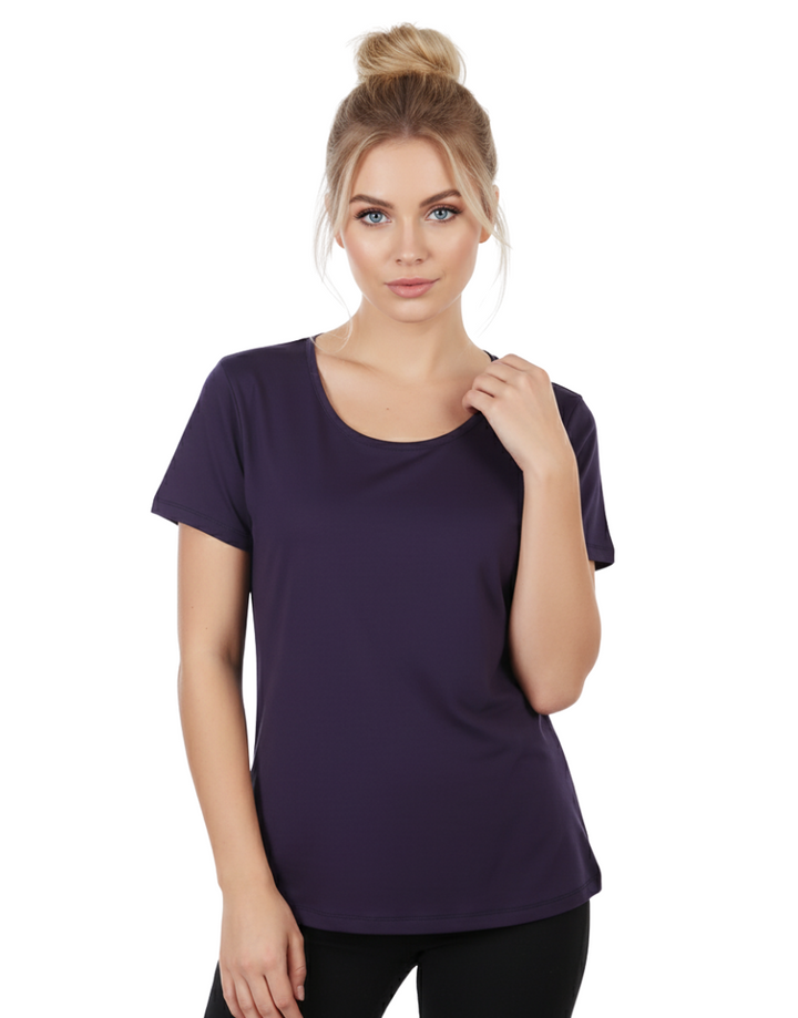 EASY MOVEMENT RELAXED FIT T-SHIRT-NAVY