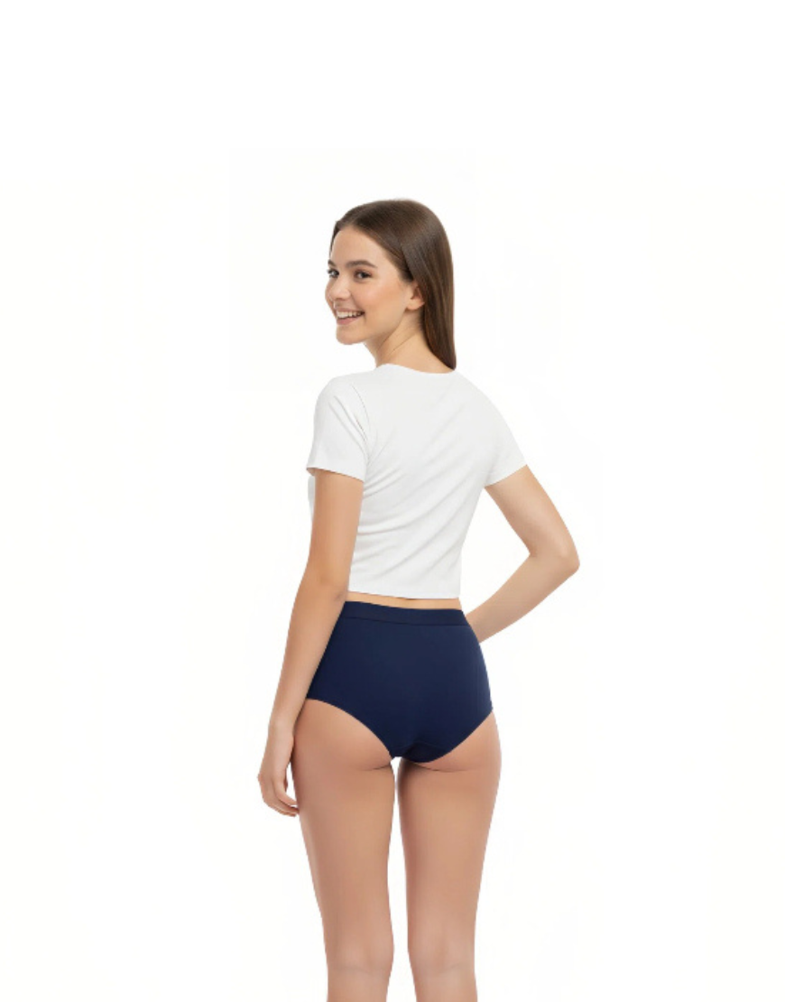 TEENS  PACK OF 4 SEAMLESS HIPSTER PANTIES-OPERA MAUVE