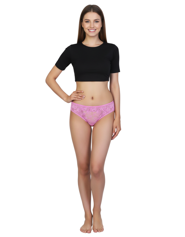 MESH MARVEL BIKINI BRIEF-PINK COSMOS