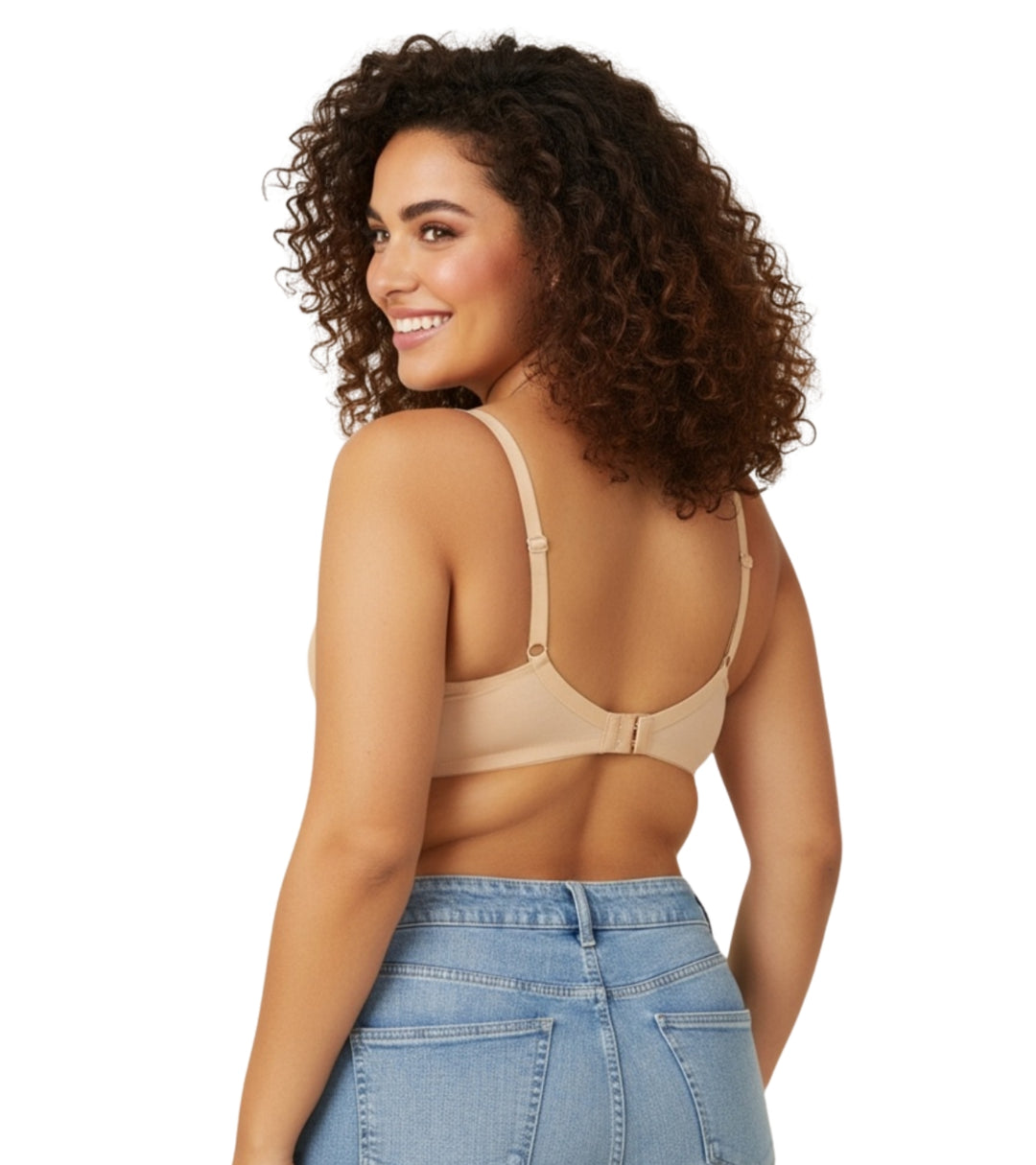DOUBLE LAYERED WIRE-FREE NURSING BRA-SKIN