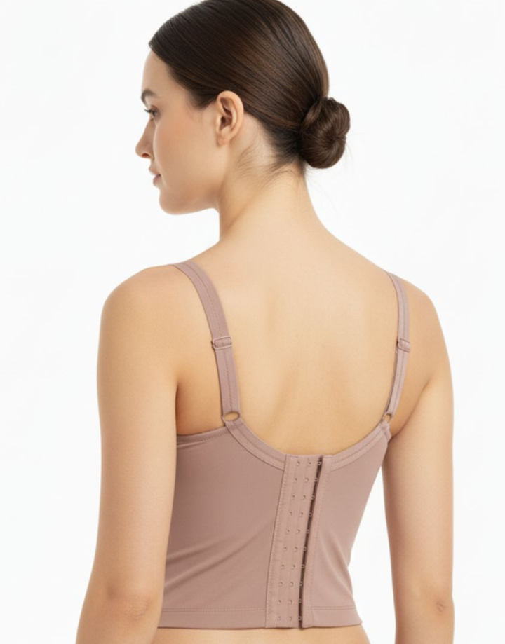 LOSHA WAIST SHAPPING BRA-BRN