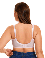 Quattro Plus Support Full-Coverage Wired Bra With Side Shaping Panels-QUARTZ PINK
