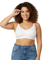FULL COVERAGE SUPER SUPPORT SEAMLESS MOLDED CUPS MINIMIZER BRA-WHITE