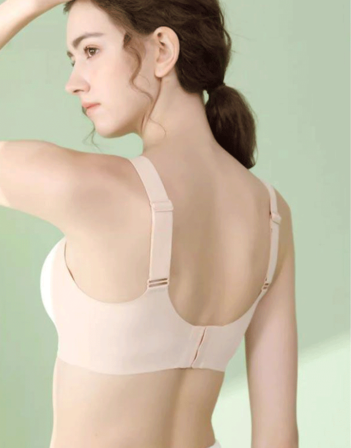 LASER CUT SUPER SOFT BRA WITH WIDE STRAPS -SKIN