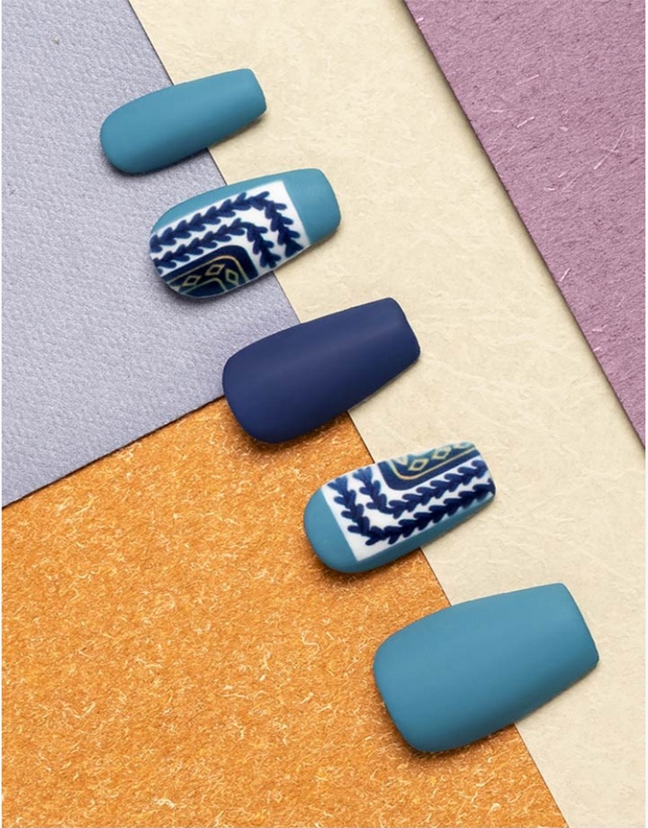 GDL Nail Art-Indigo Elegance