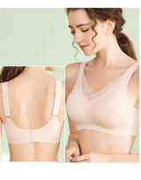 LASER CUT SUPER SOFT BRA WITH WIDE STRAPS - SKIN