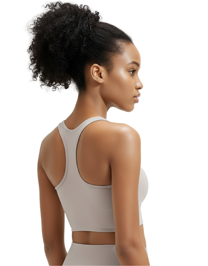 4 WAY STRETCH MEDIUM IMPACT SPORTS BRA-Rust