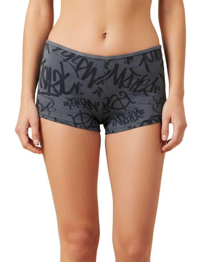 SUPER SOFT BOY SHORTS COTTON BRIEF-ABSTRACT