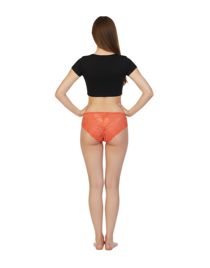 MESH MARVEL BIKINI BRIEF-BURNT SIENNA