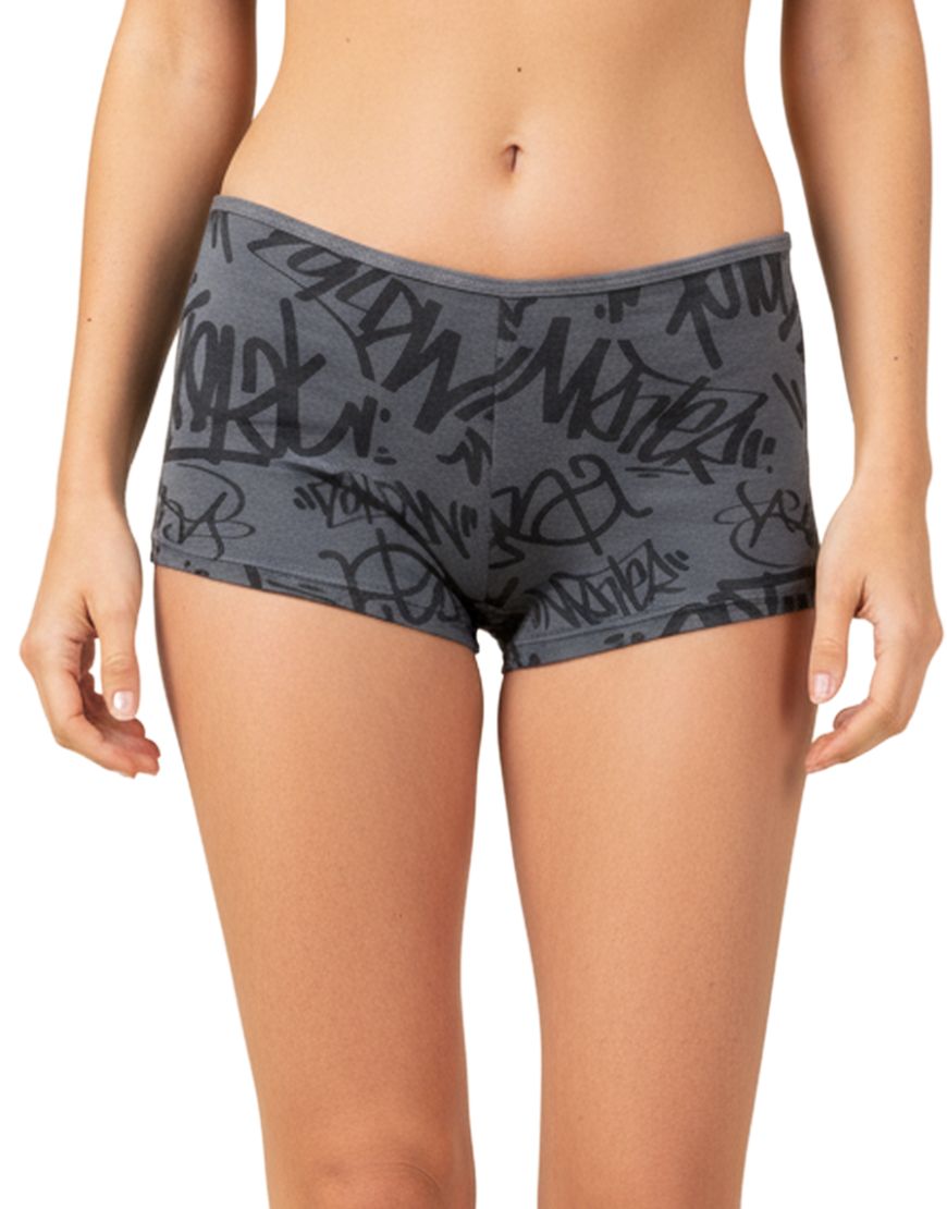 SUPER SOFT BOY SHORTS COTTON BRIEF-ABSTRACT