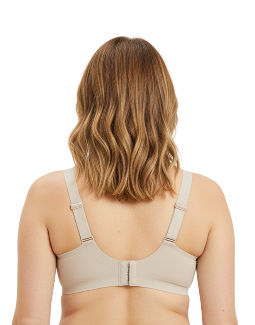 LOSHA LASER CUT SUPER SOFT BRA WITH WIDE STRAPS -LILAC