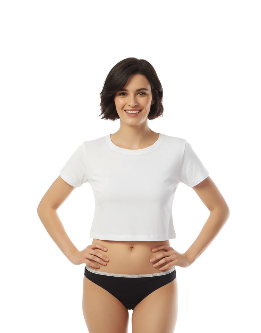 LOSHA PACK OF 5 COTTON BIKNI BRIEFS-HUGGED FIT