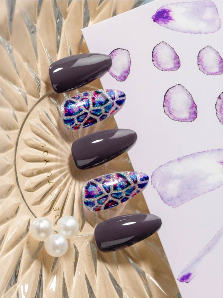 GDL Nail Art-Midnight Mosaic