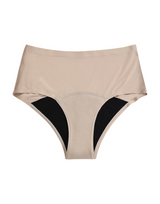 Losha High Waist laser Cut 4 layered Period Panty -Cream