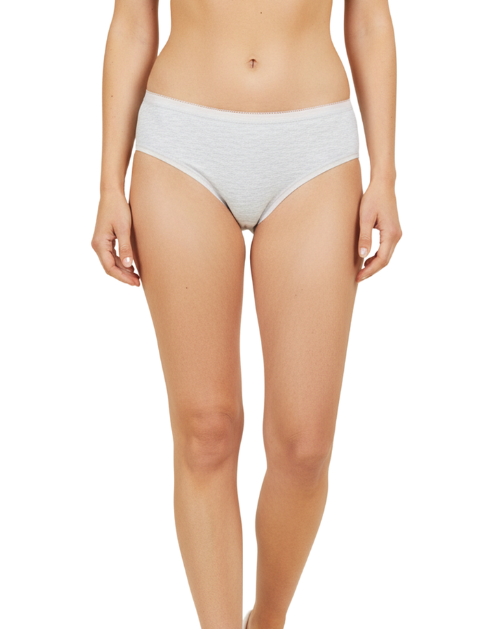 PACK OF 5 SUPER SOFT COTTON STRETCH PRINTED BIKINI BRIEFS -FOOTBALL
