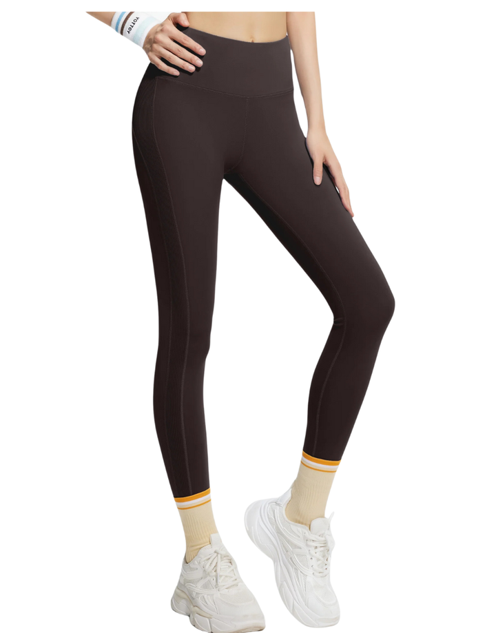 TRAINING SKIN FIT TIGHTS -BROWN