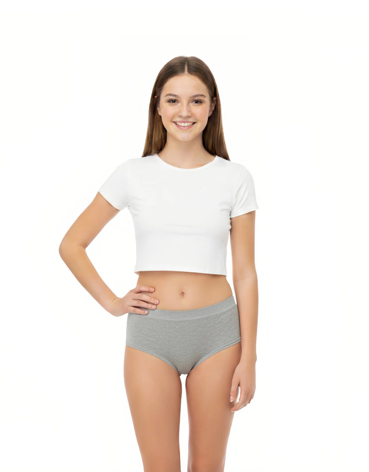 TEENS  PACK OF 4 SEAMLESS HIPSTER PANTIES-OPERA MAUVE