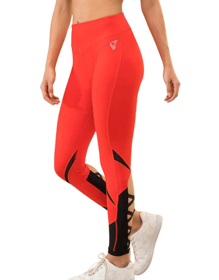 SKIN FIT TRAINING LEGGING-RED