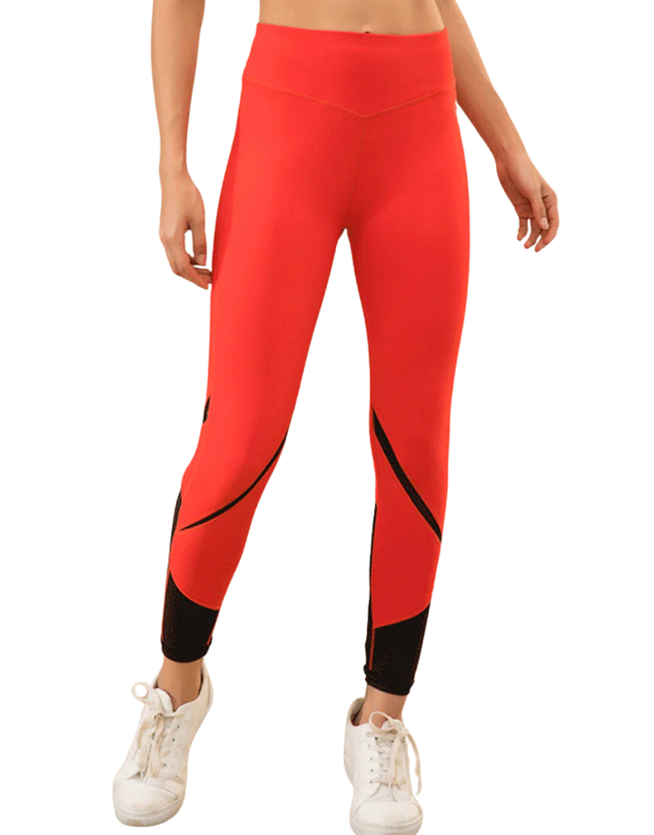 SKIN FIT TRAINING LEGGING-RED