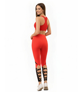 SKIN FIT TRAINING LEGGING-RED