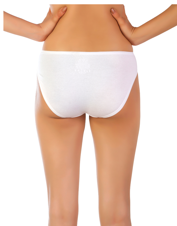 PACK OF 5 SUPER SOFT COTTON STRETCH PRINTED BIKINI BRIEFS -PALM