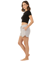 LOSHA DOUBLE LAYERED ACTIVE SHORTS-GREY