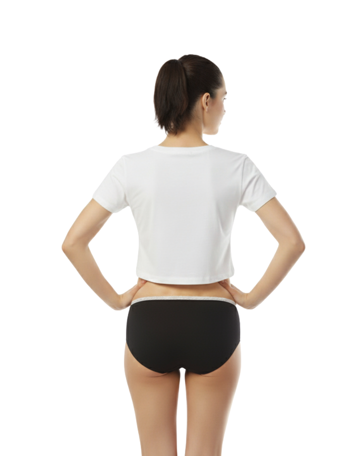 LOSHA PACK OF 5 COTTON BIKNI BRIEFS-HUGGED FIT