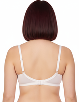 LOSHA COTTON FULL COVERAGE SINGLE LAYERED WIRE-FREE BRA -WHITE