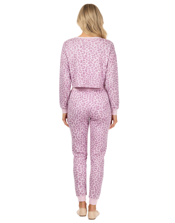CROPPED TOP WITH JOGGER PANTS-KEEPSAKE LILAC