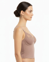 LOSHA WAIST SHAPPING BRA-BRN