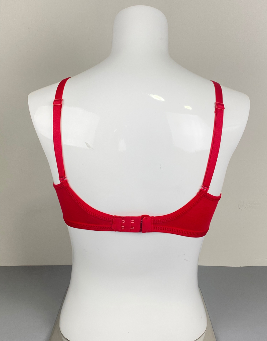 Buy Khuby C Cup Full Support Millance Cotton Double Layer Super Comfortable  Bra for Daily use All Season.Soft Material Giving Smooth fit. Red at