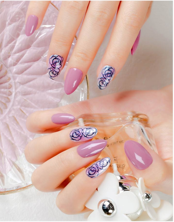 GDL Nail Art-Rosy Whisper